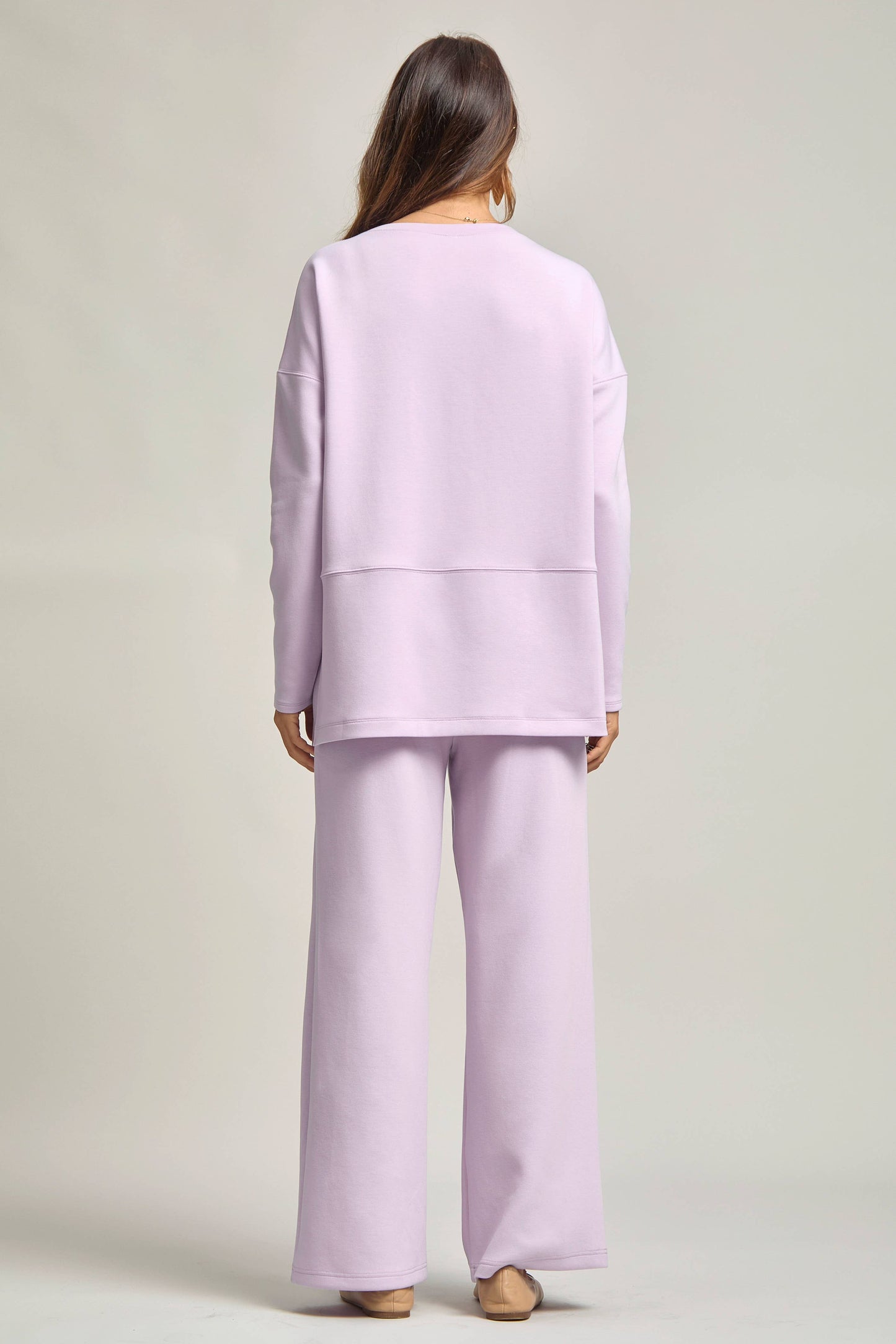 Dear Scarlett - Tunic Top + Straight Pants Travel Modal Set