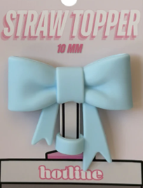 Large Bow Straw Toppers