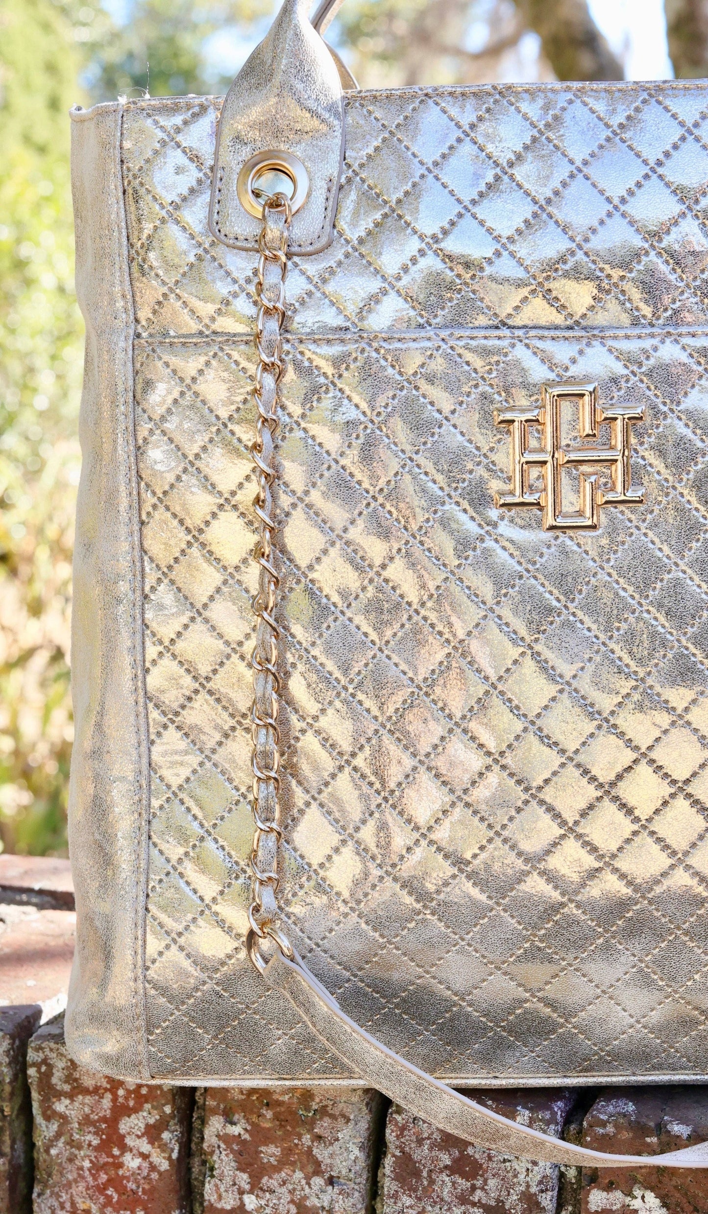 Caroline Hill - Kinzley Tote CHAMPAGNE POP