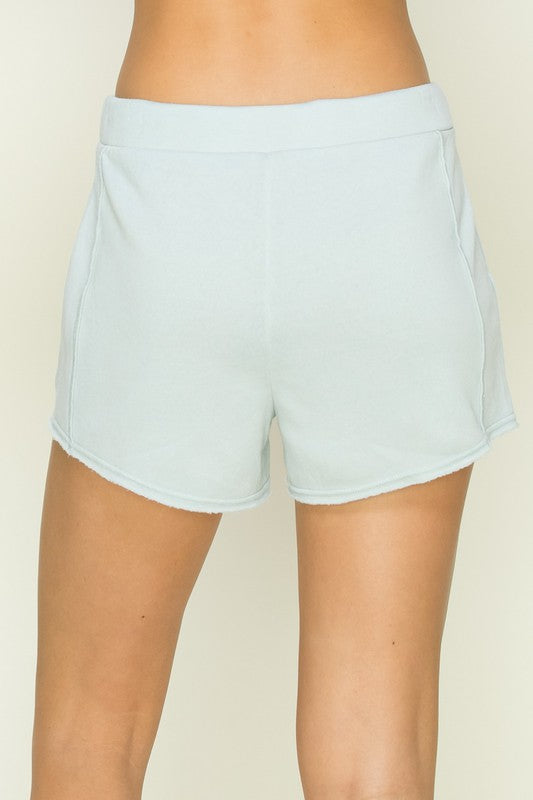 COZY CLUB DRAWSTRING LOUNGE SHORTS