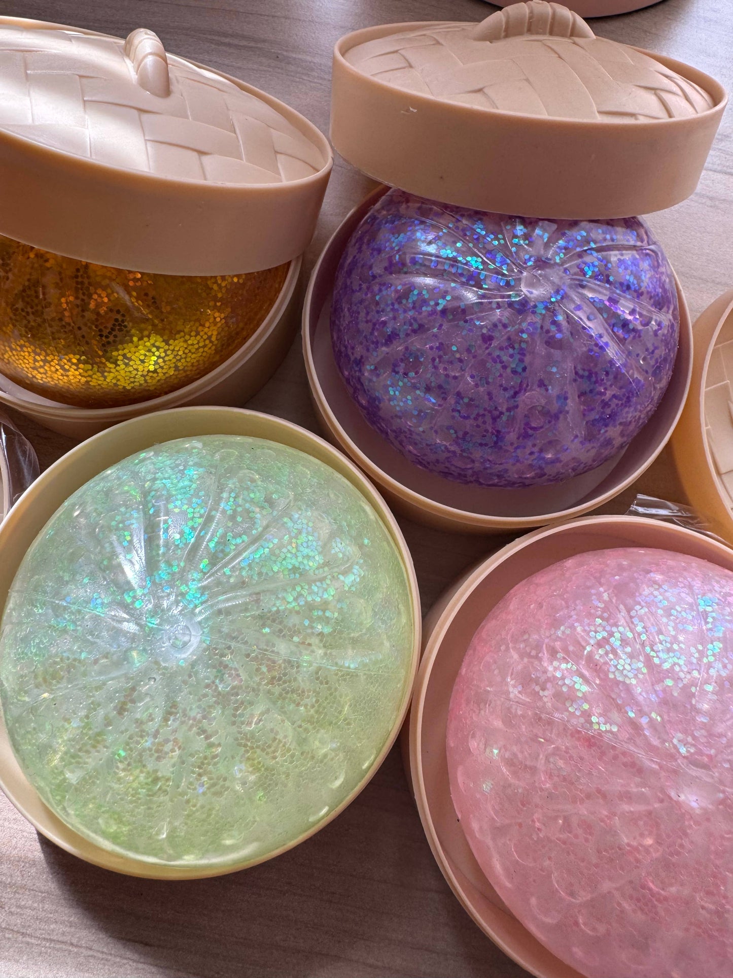 The Viral Dumpling Squishy- Glitter Edition