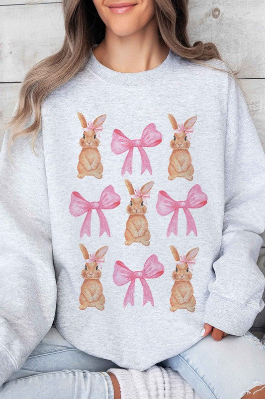 BUNNIES AND RIBBONS Graphic Sweatshirt