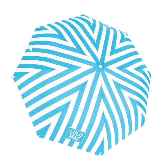 CrawfordHill - Lulu Mac Umbrella-Blue Stripe