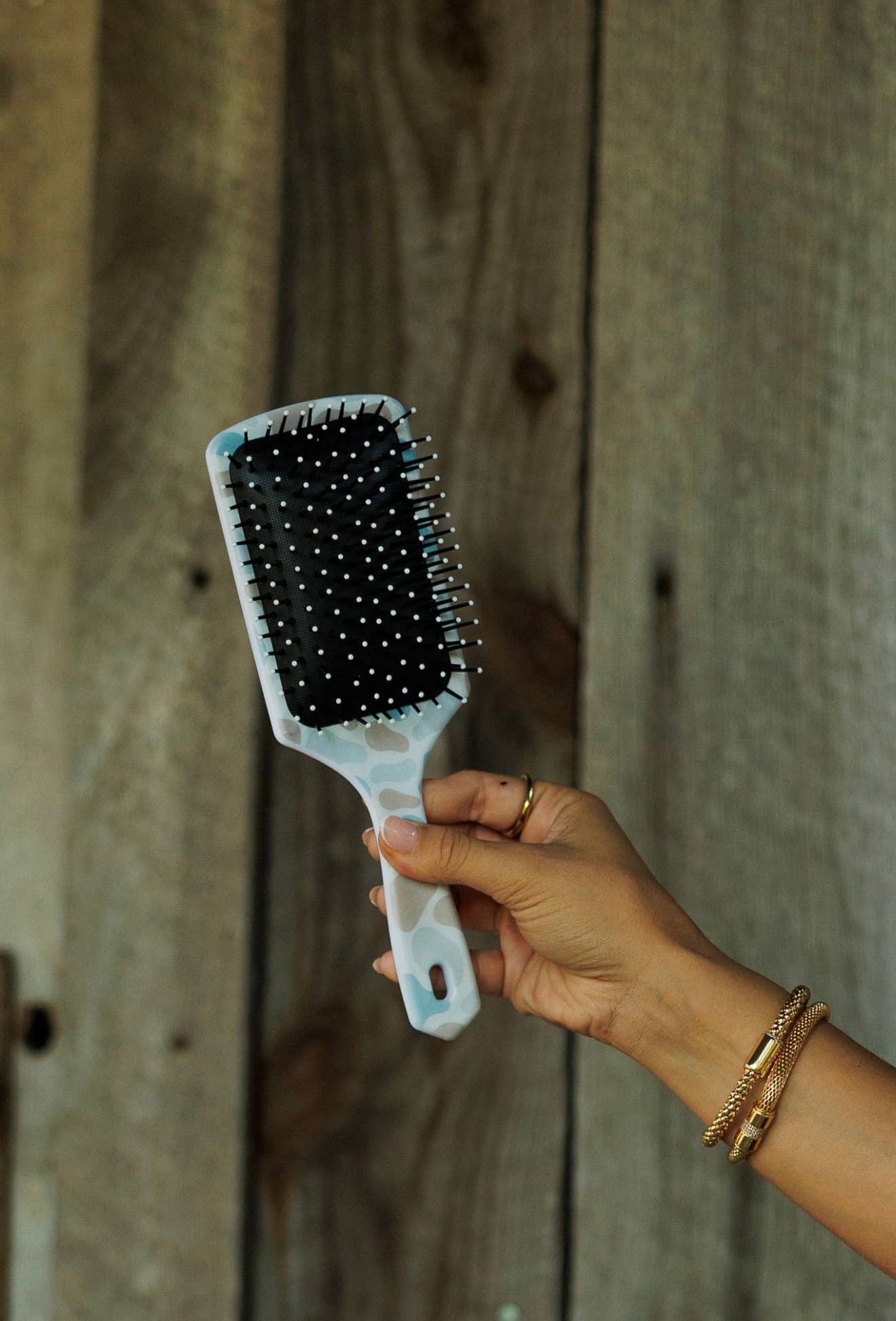 The Front Porch Label - Camo Hairbrush