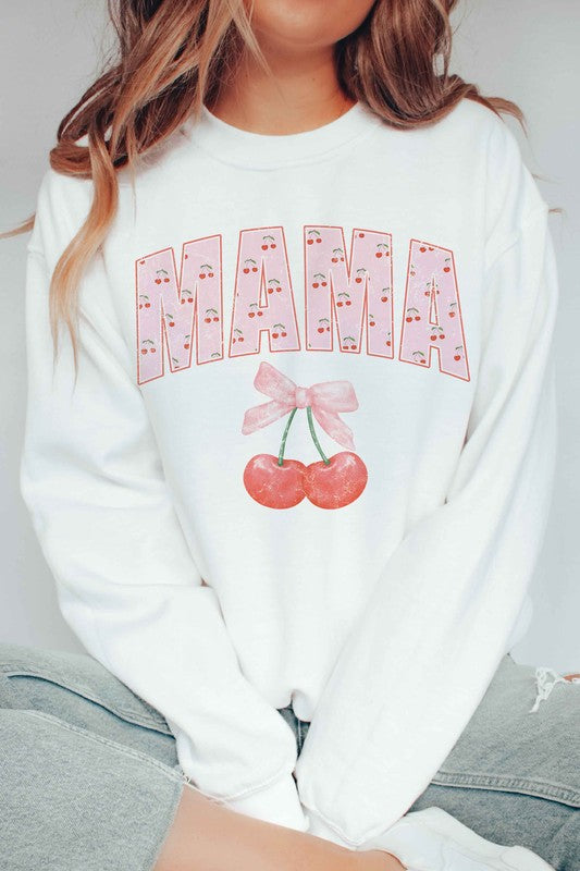 CHERRY MAMA Graphic Sweatshirt