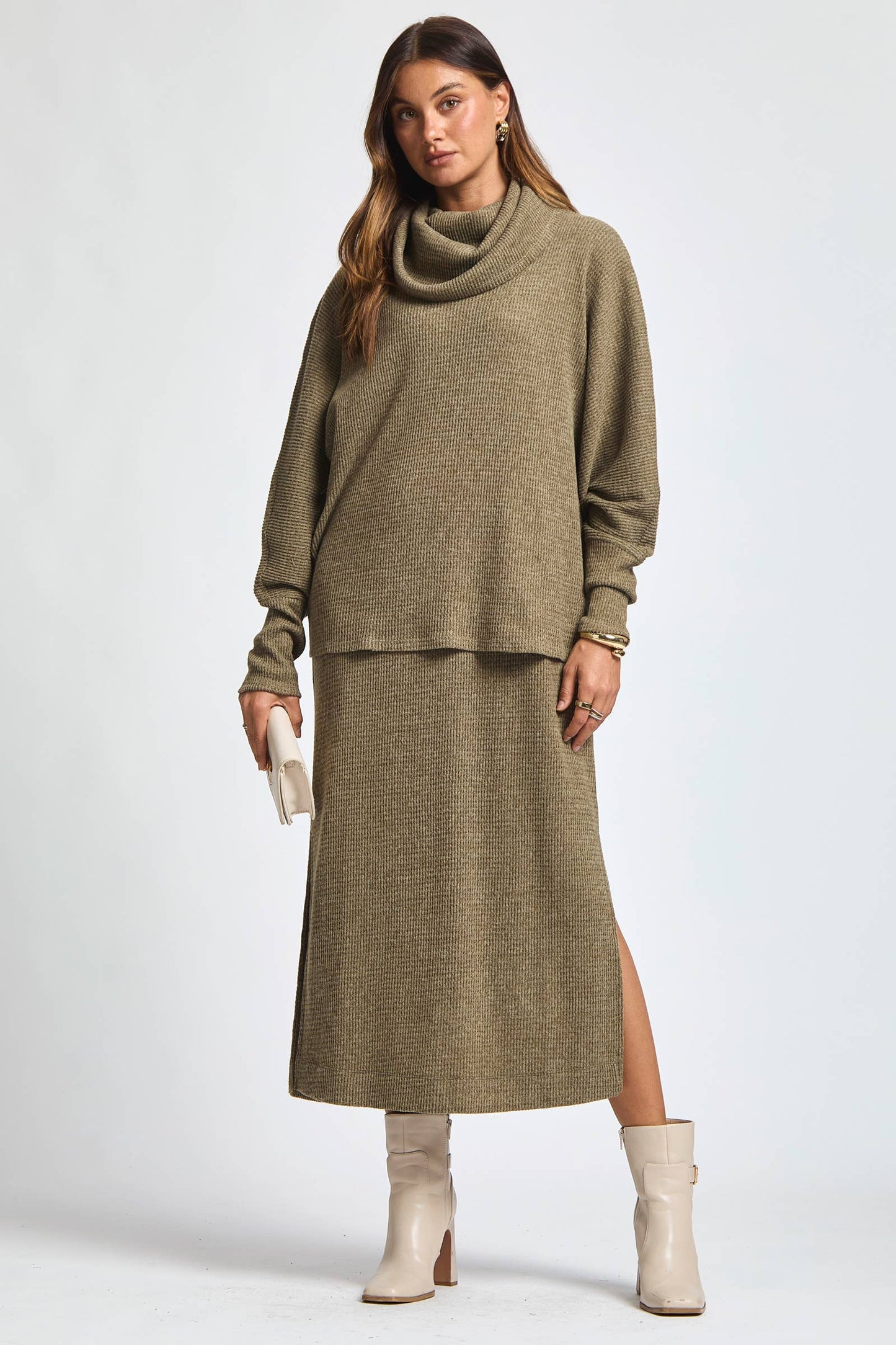 Dear Scarlett - 2 Piece Cozy Thermal Layered Set