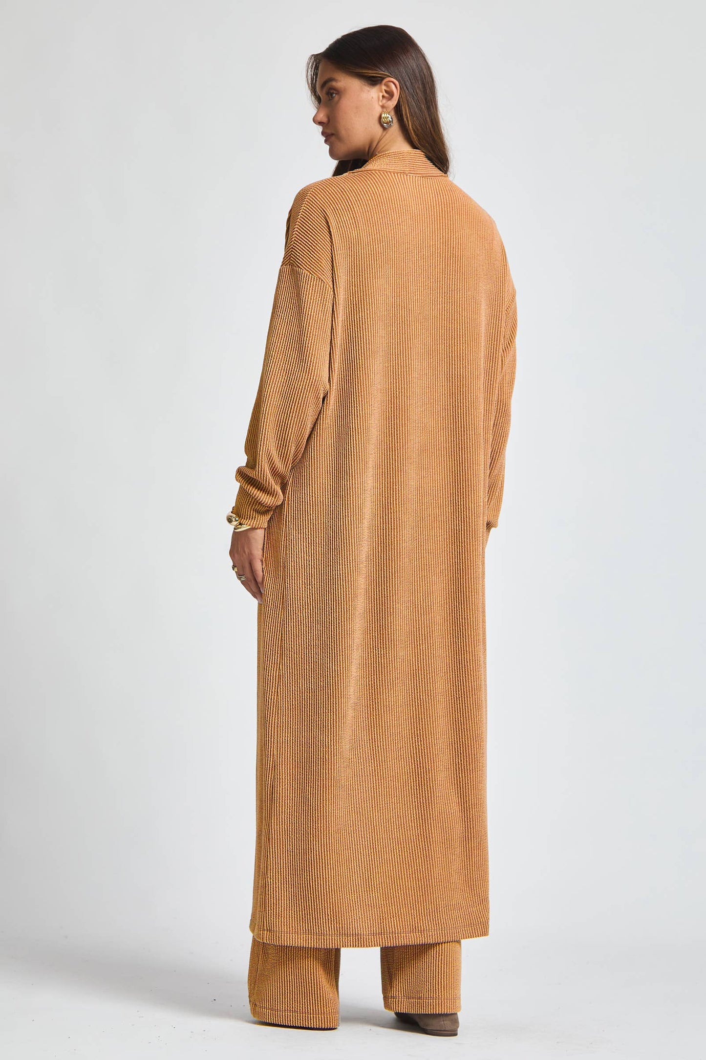 Dear Scarlett - Longline Cardigan + Relaxed Pants 2 Piece