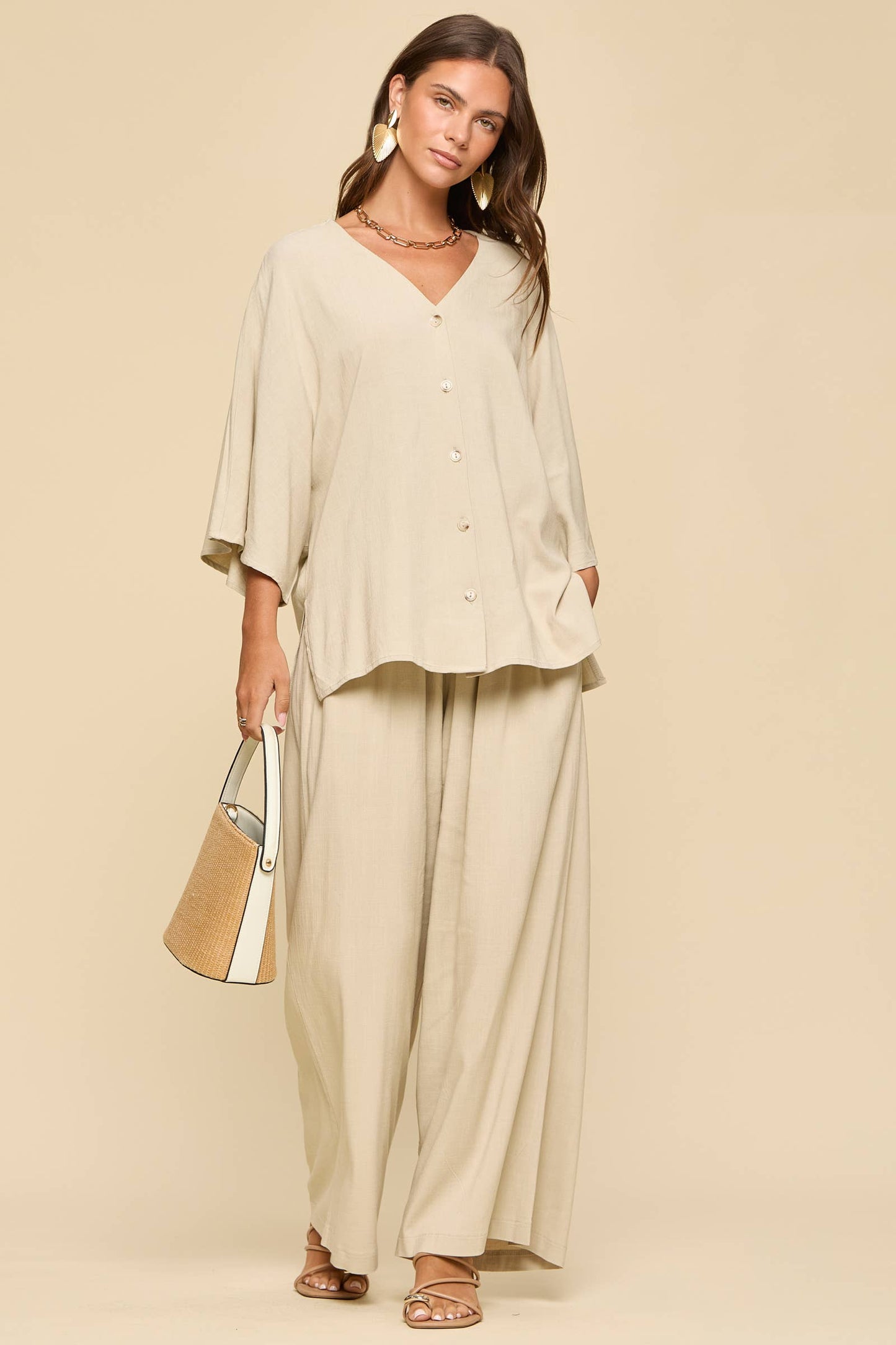 2-Piece Linen Summer Set