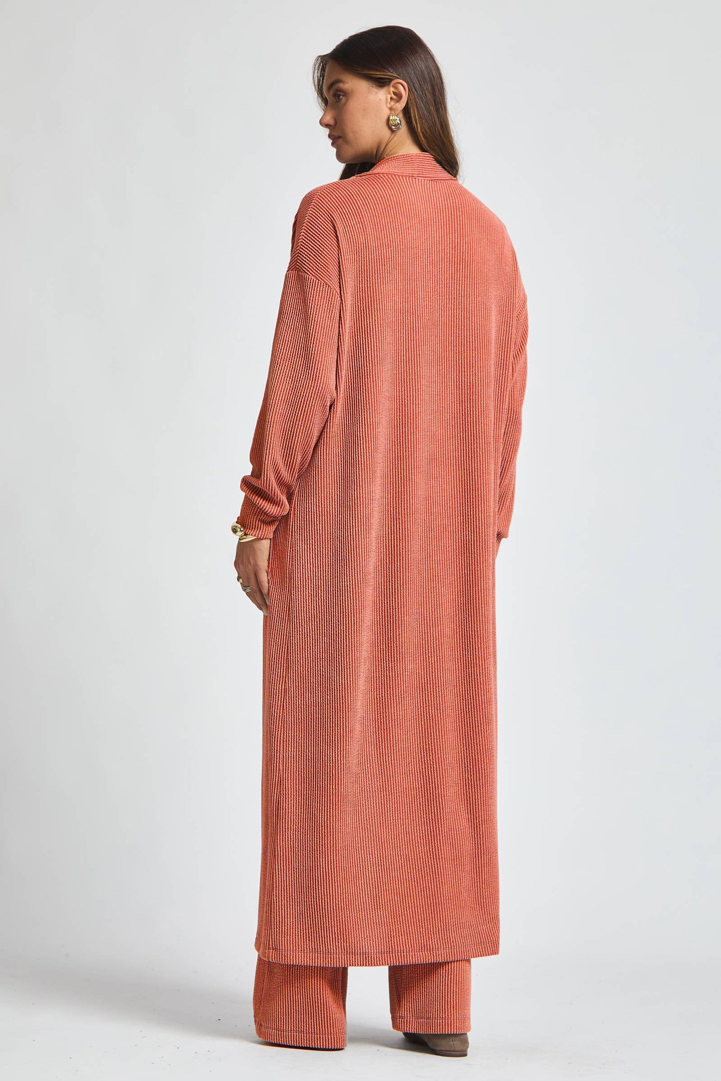 Dear Scarlett - Longline Cardigan + Relaxed Pants 2 Piece