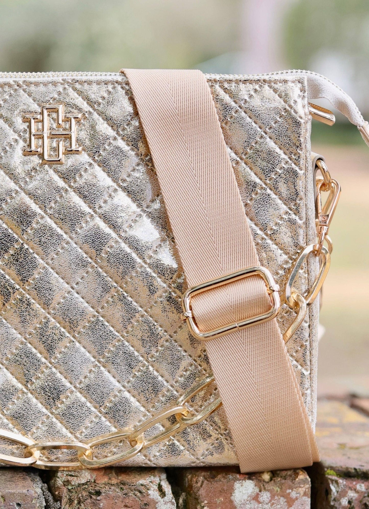Caroline Hill - Ariana Crossbody CHAMPAGNE POP