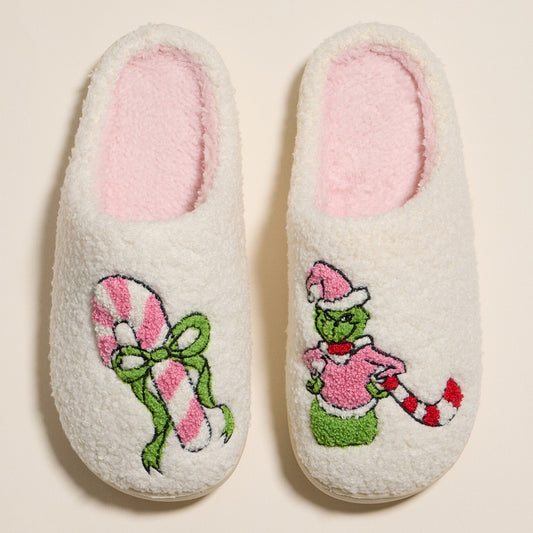 Grinch  Christmas Slippers