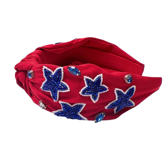 Treasure Jewels Inc. - Star Red/Blue Headband