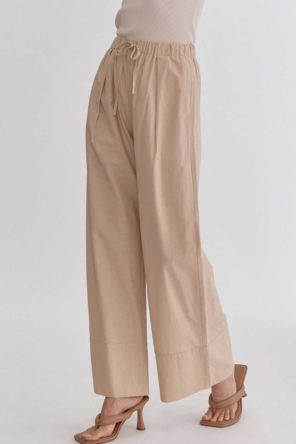 High Waisted Wide Leg Pants