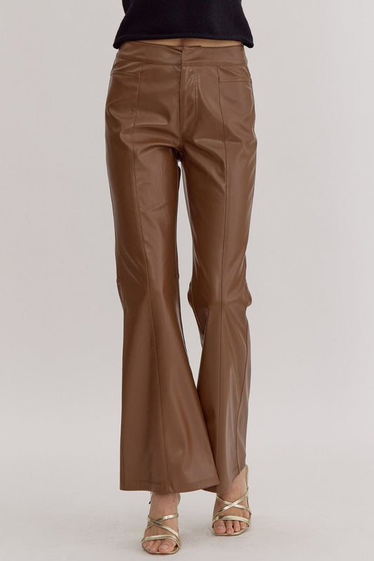 Faux Leather Pants