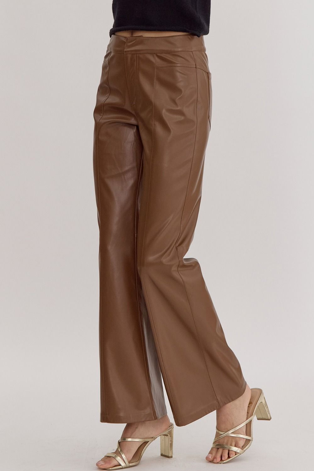 Faux Leather Pants