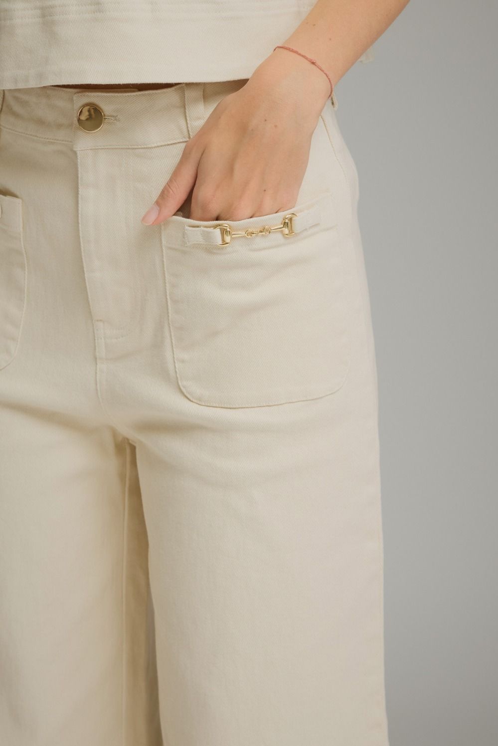Solid Wide Leg Pants