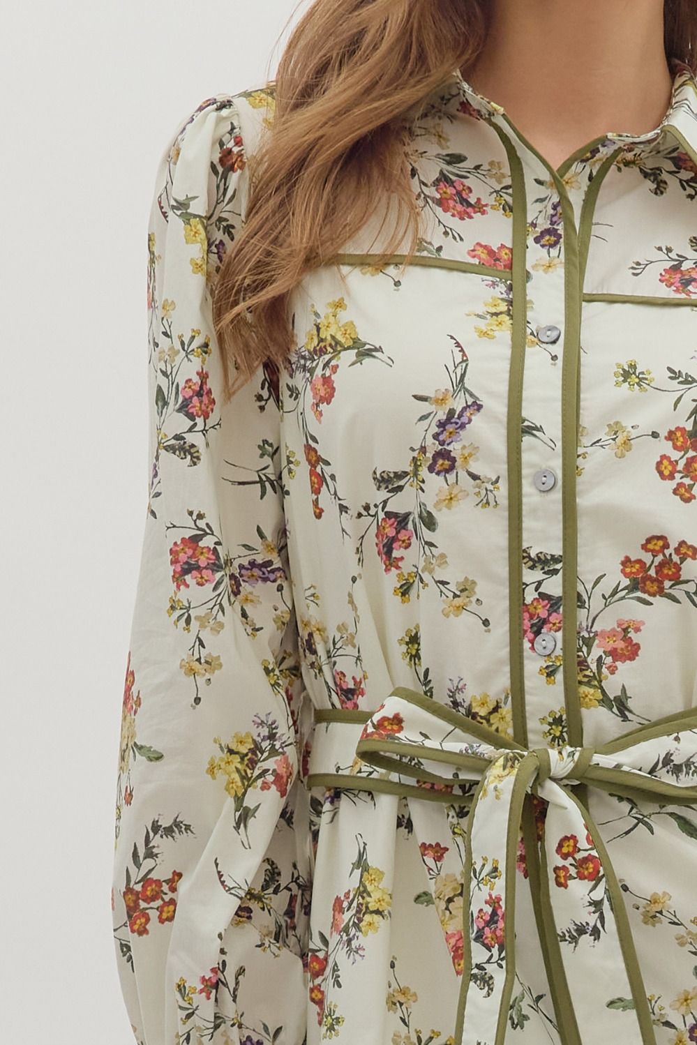 Floral Fall Vibes Western Dress