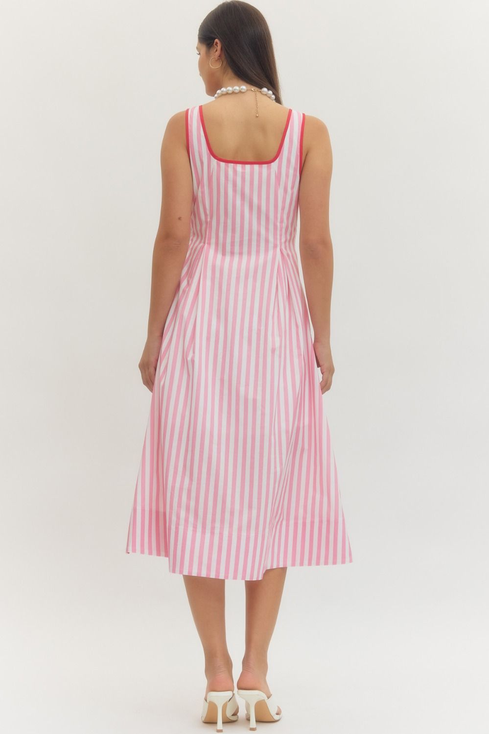 Fun Times Ahead Striped Midi Dress