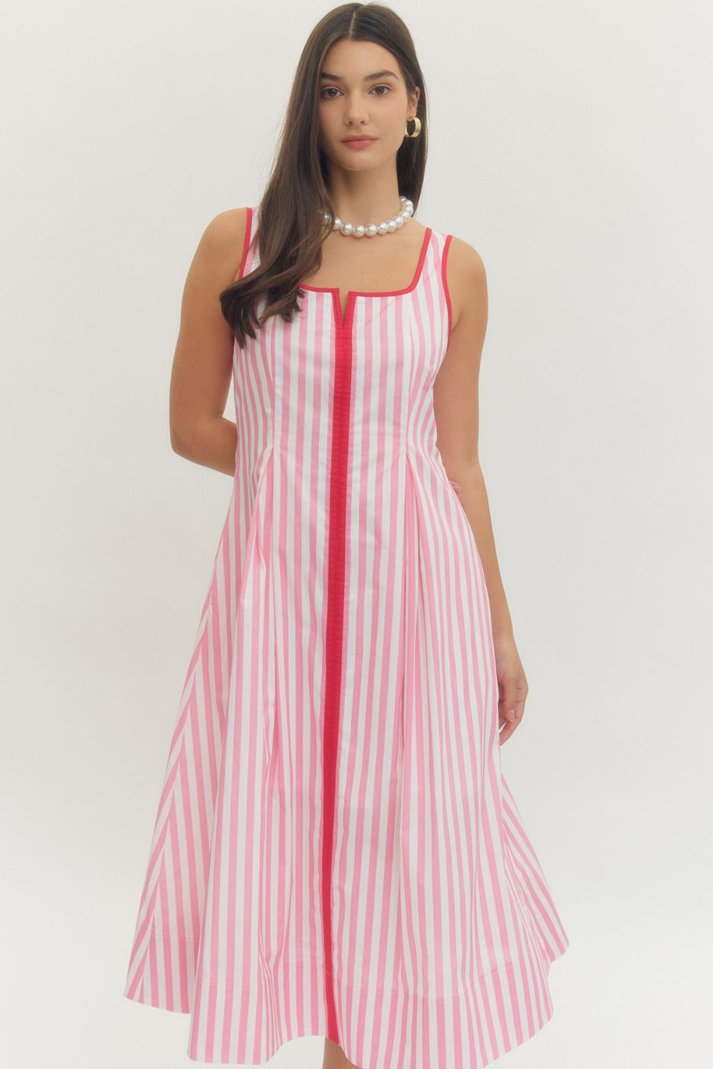 Fun Times Ahead Striped Midi Dress