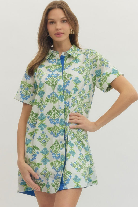 Welcome to the Garden Mini Dress