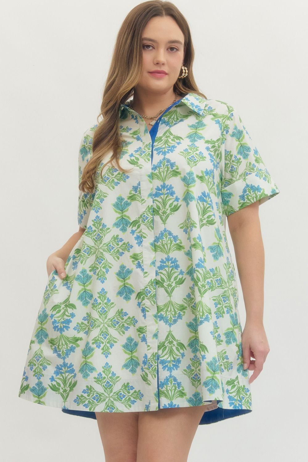Welcome to the Garden Mini Dress Plus