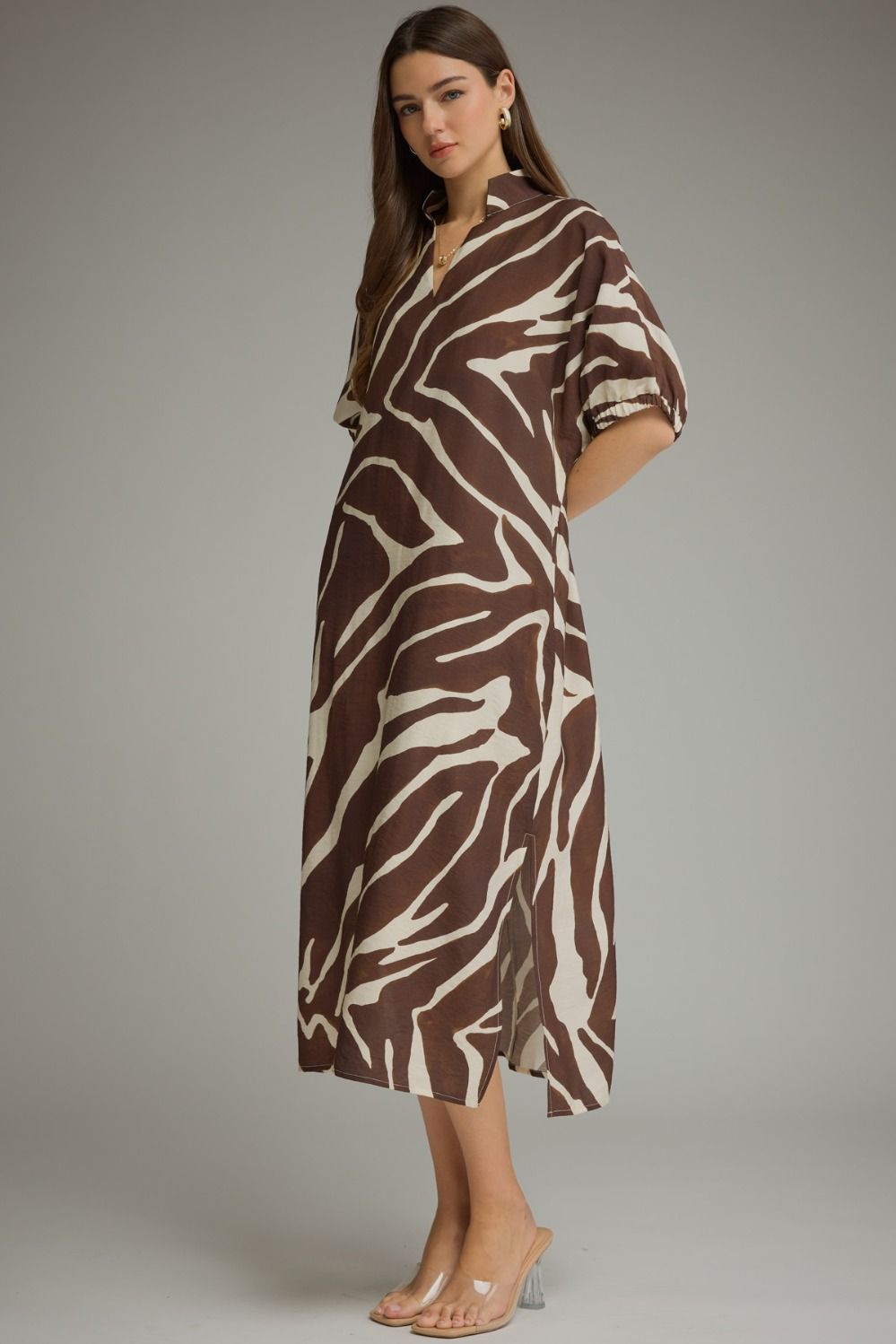 Wild about you Zebra Midi Dress