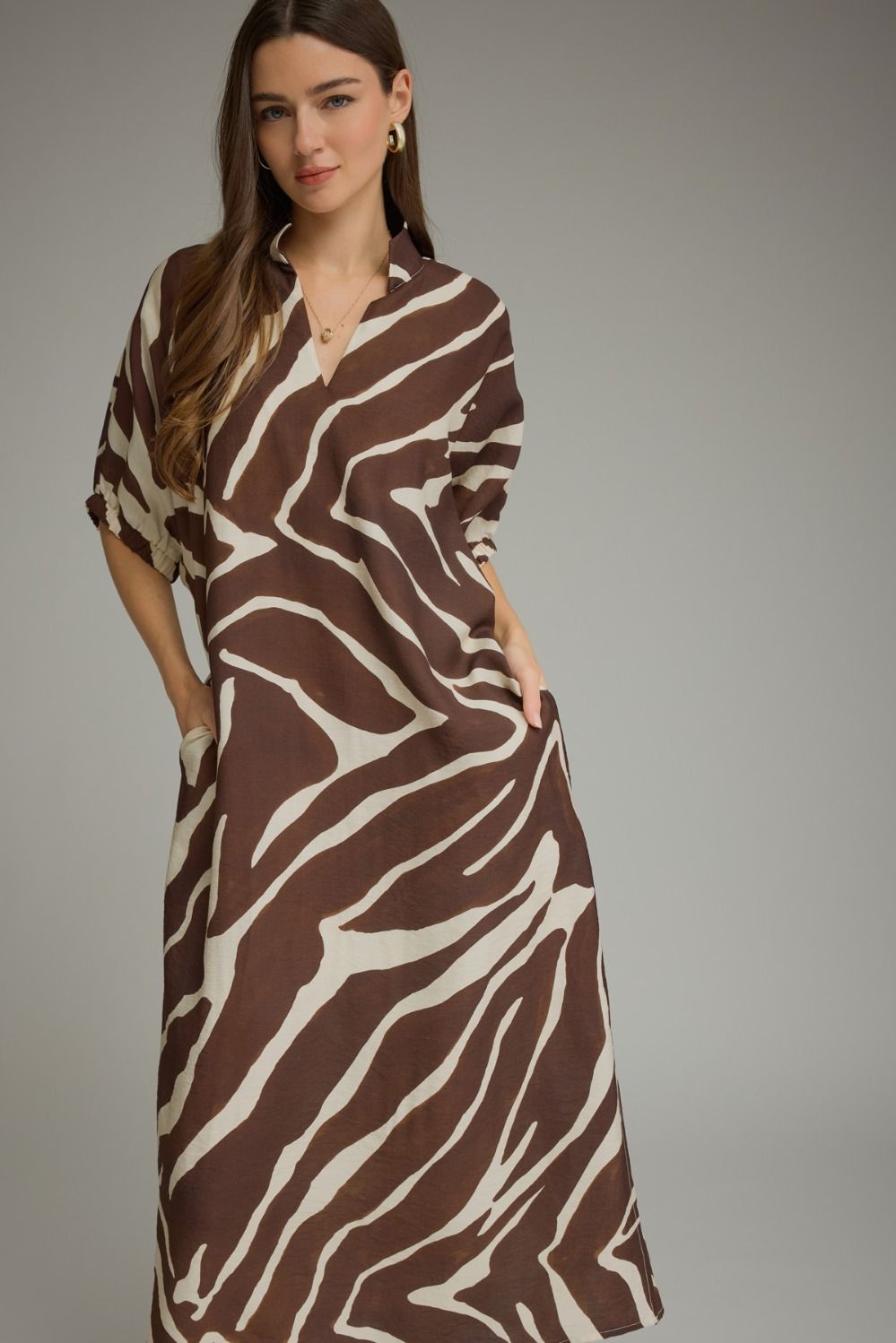 Wild about you Zebra Midi Dress