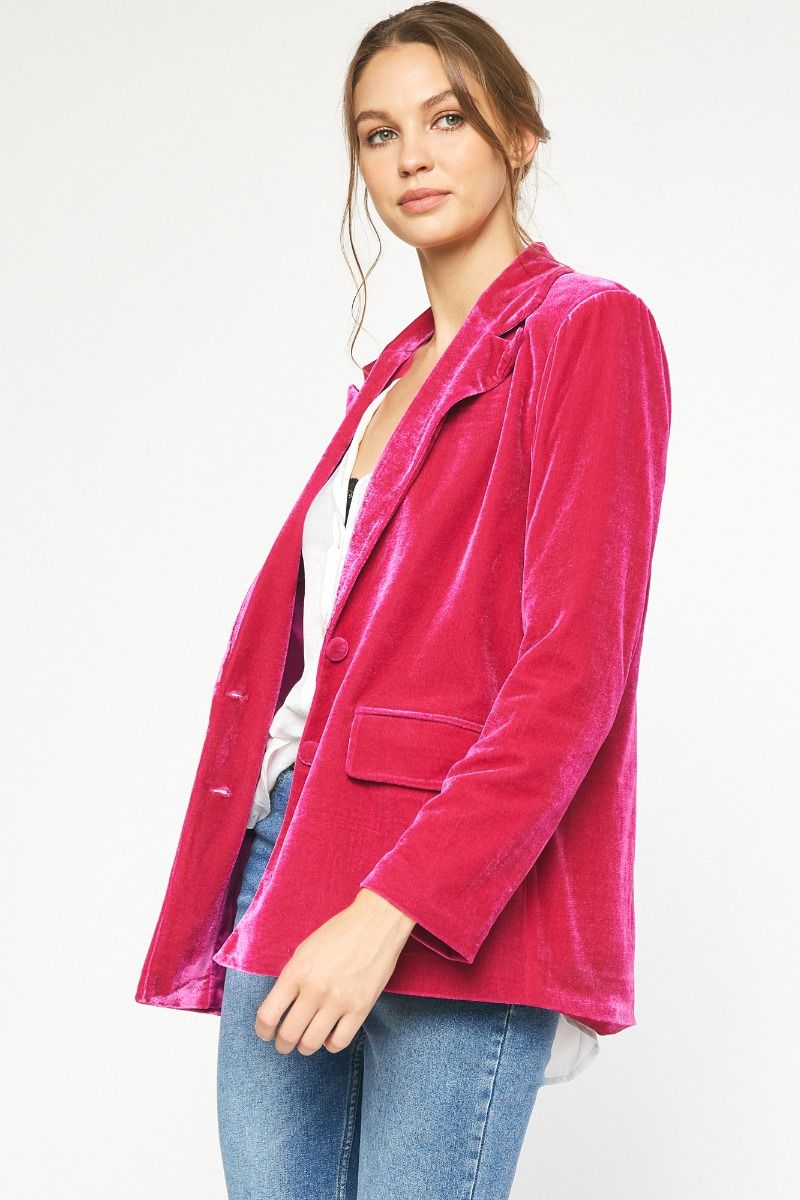 The Perfect Velvet Blazer