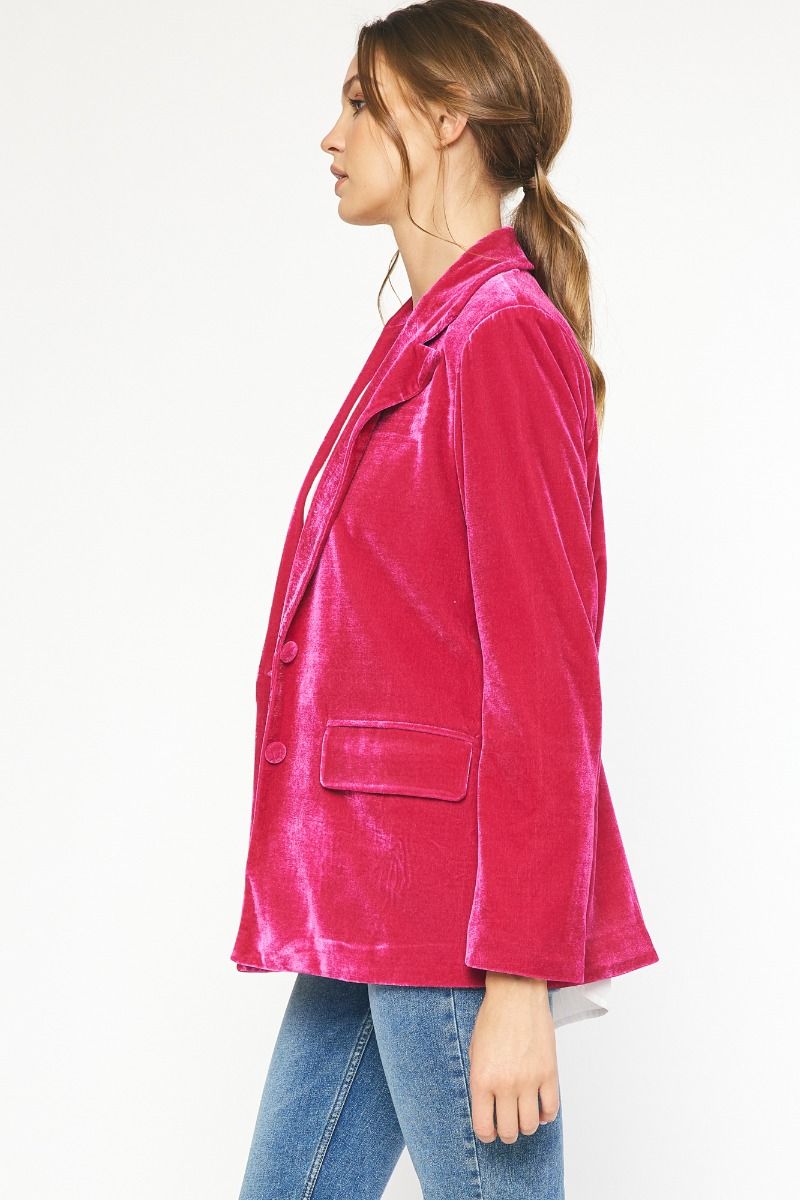 The Perfect Velvet Blazer