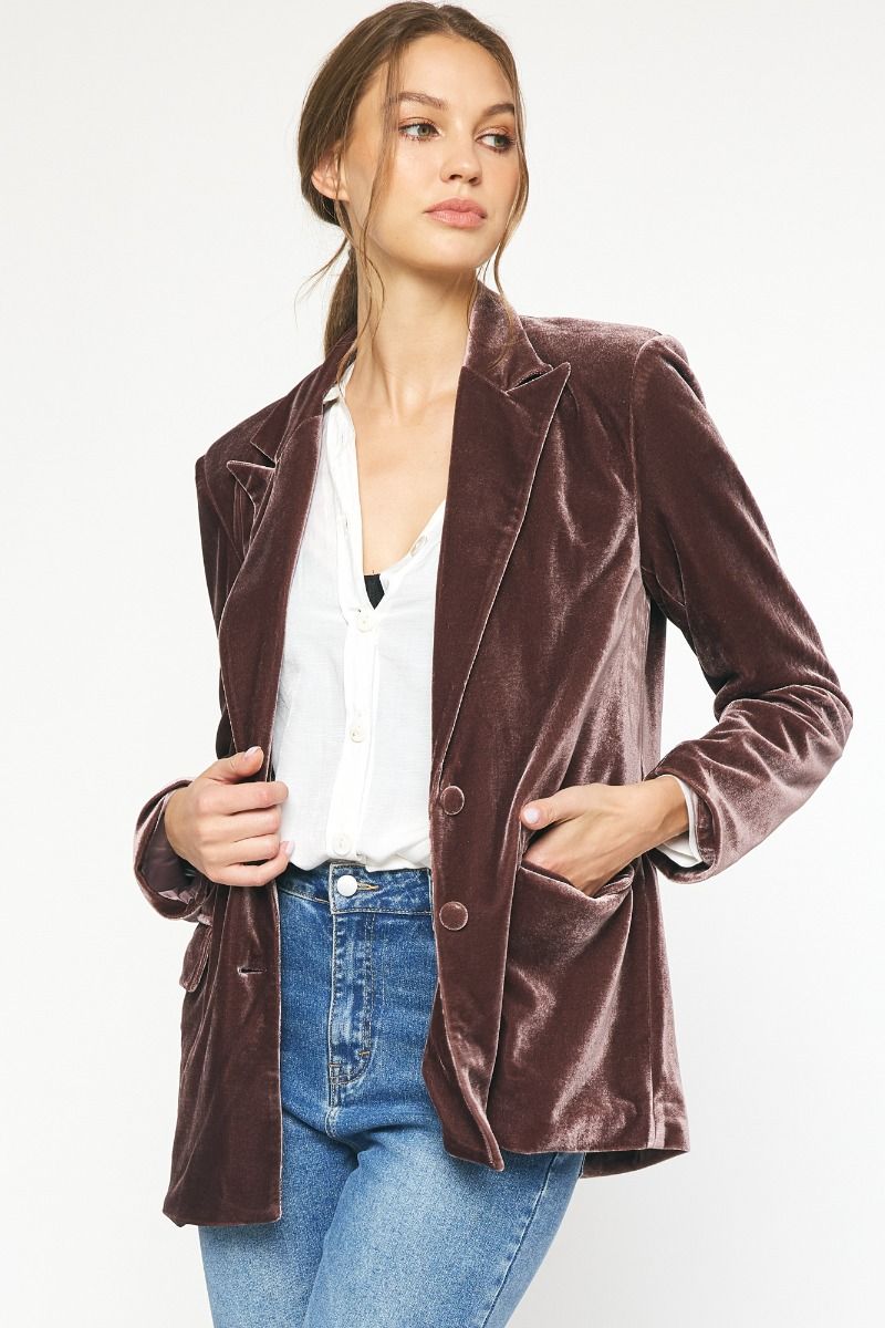 The Perfect Velvet Blazer