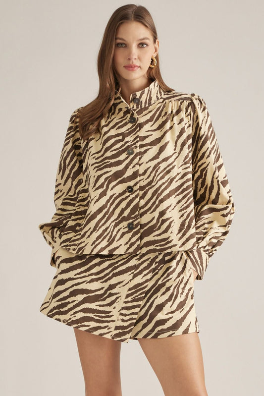 Zebra Print Jacket