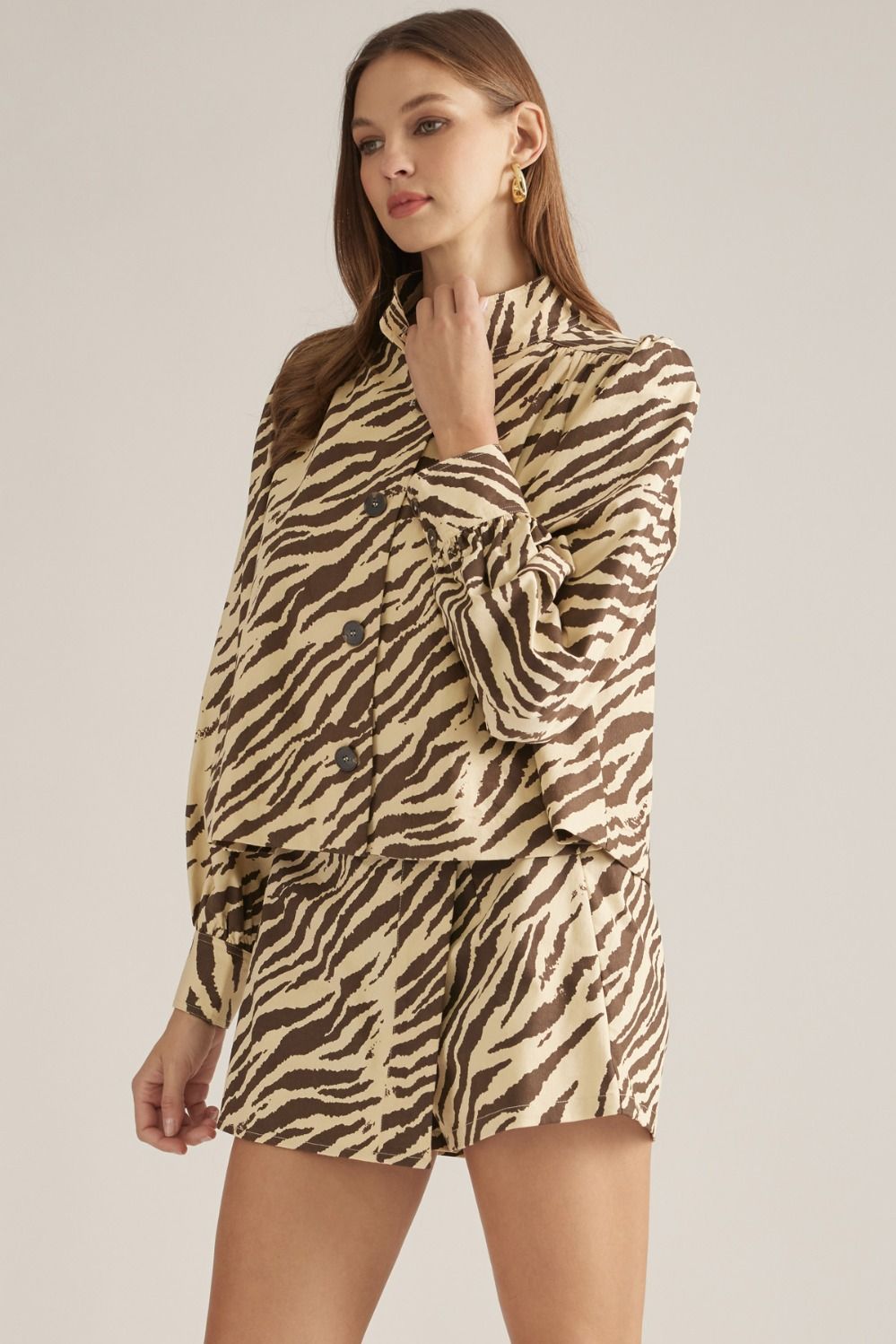 Zebra Print Jacket