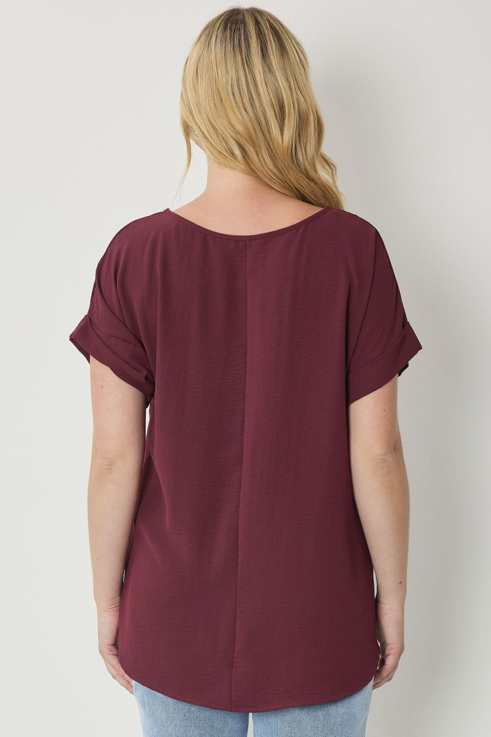 Short Sleeve Flowy Lightweight Top