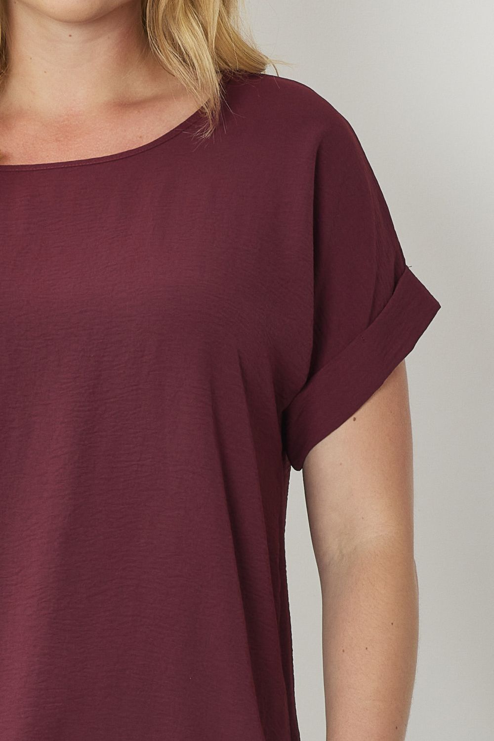 Short Sleeve Flowy Lightweight Top