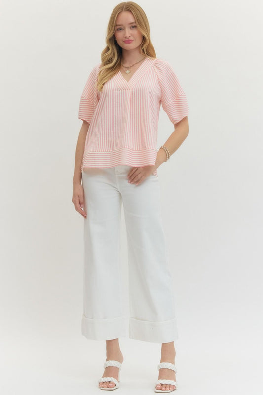 Fun Times Striped Top Regular