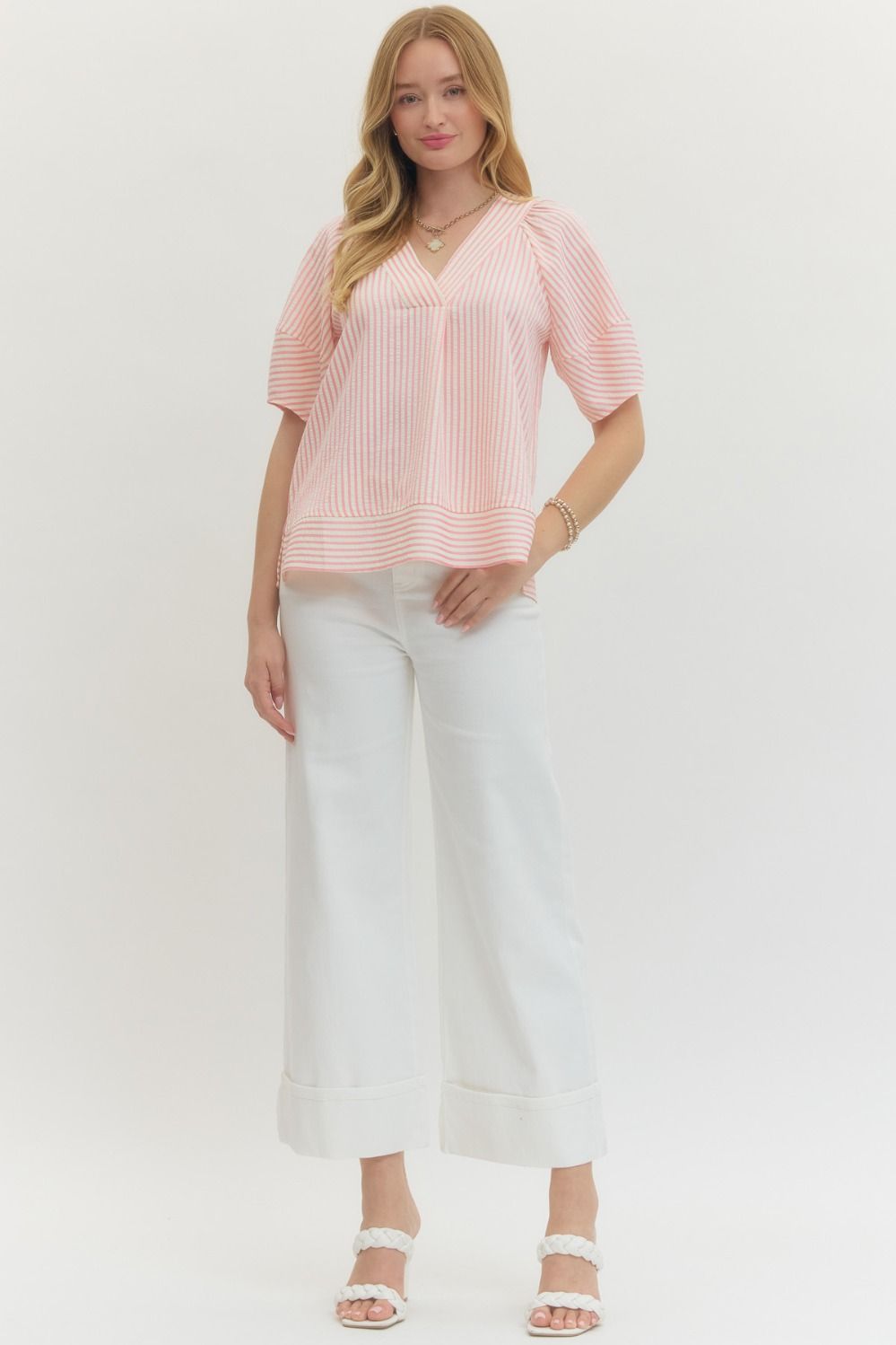 Fun Times Striped Top Regular