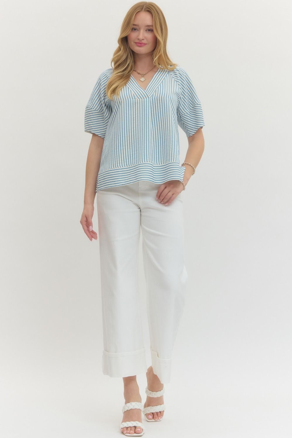 Fun Times Striped Top Regular