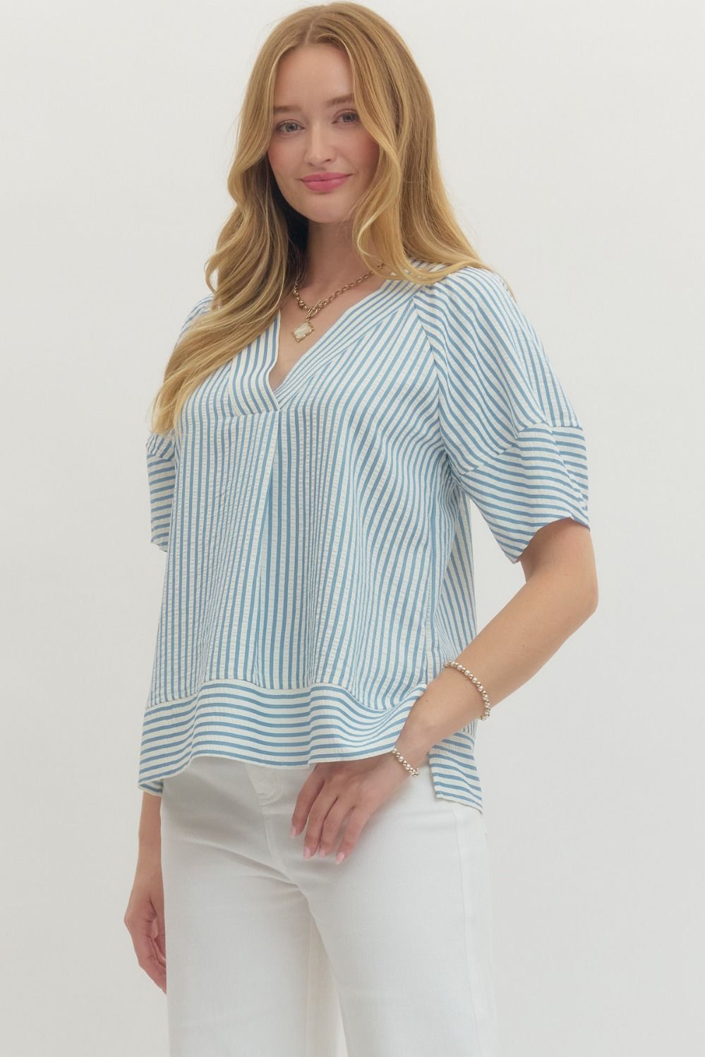 Fun Times Striped Top Regular