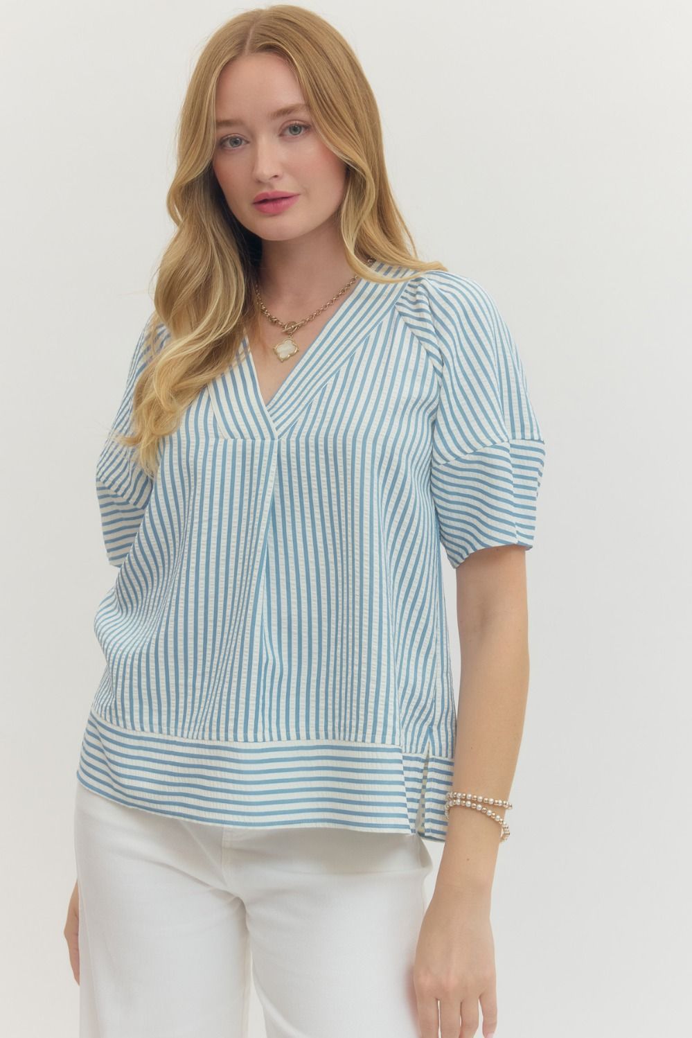 Fun Times Striped Top Regular