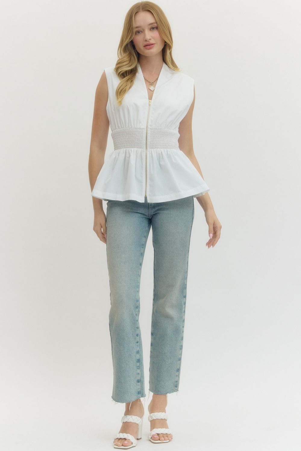 Pure Beauty Sleeveless Top