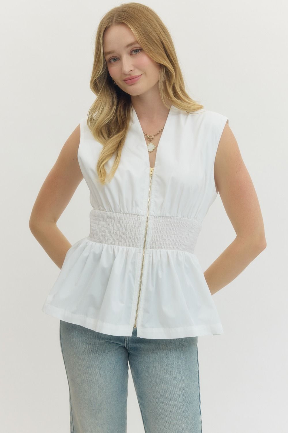 Pure Beauty Sleeveless Top
