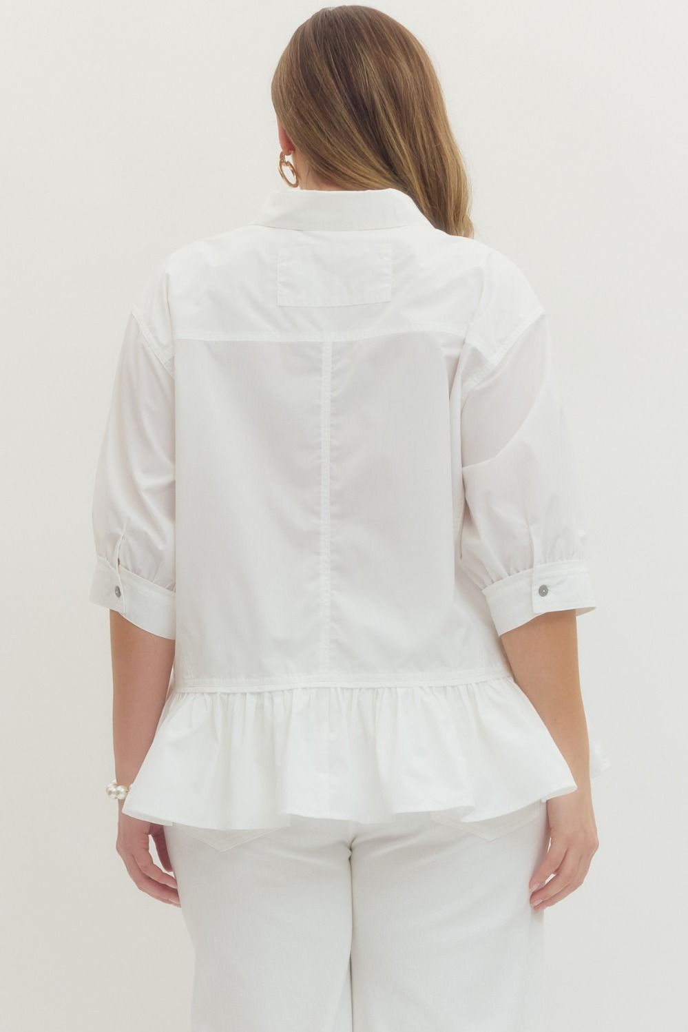 On the Go Blouse- Plus