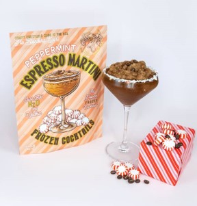 Peppermint Espresso Martini Frozen Cocktail