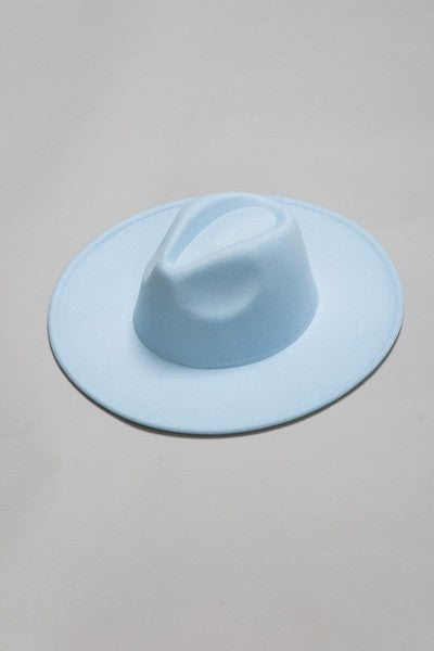 VINTAGE PLAIN FEDORA HAT