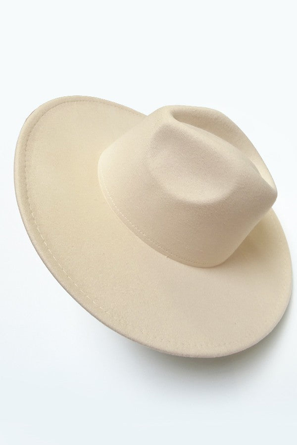 VINTAGE PLAIN FEDORA HAT