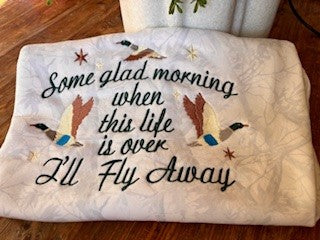 I'll Fly Away Duck Embroidered Sweatshirt