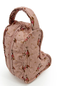 Casey Cowgirl Patchwork Rose Quilted Boot Bag