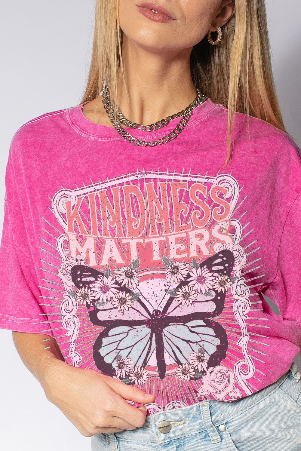 MINERAL WASHED KINDNESS VINTAGE GRAPHIC TEES