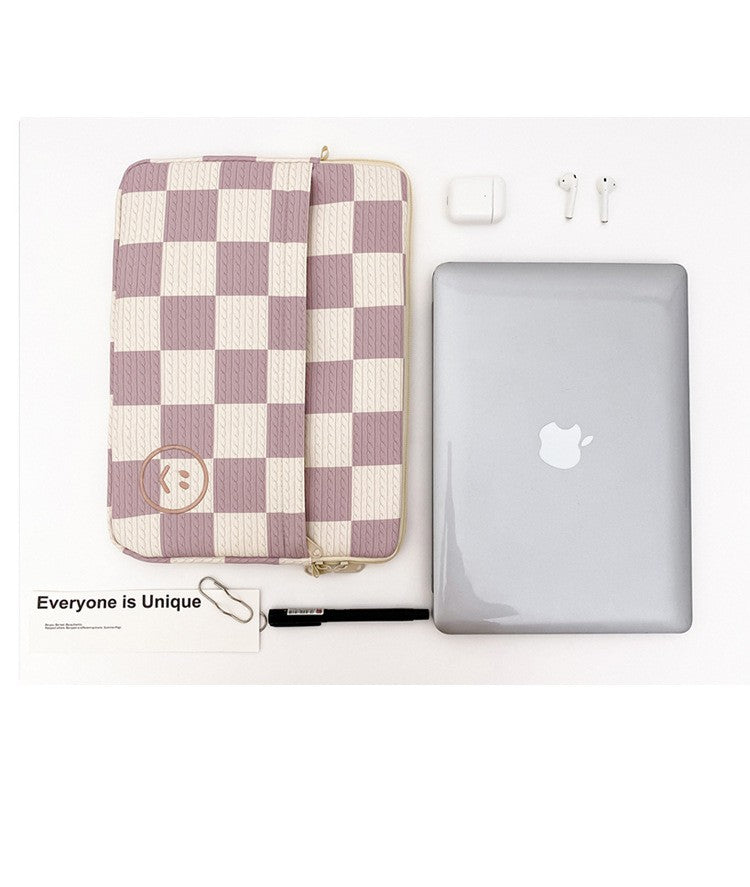 Nylon Checkered laptop bags