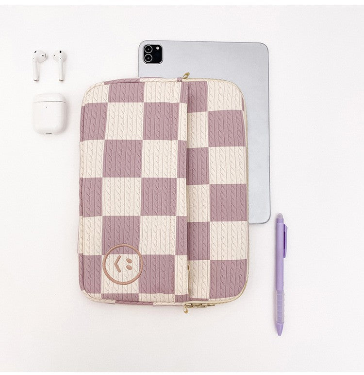 Nylon Checkered laptop bags